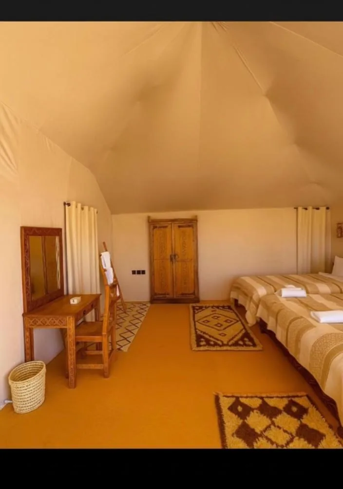 Desert camp at Merzouga
